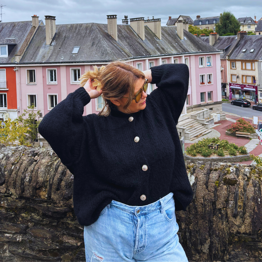 Gilet HORTENSE - Noir