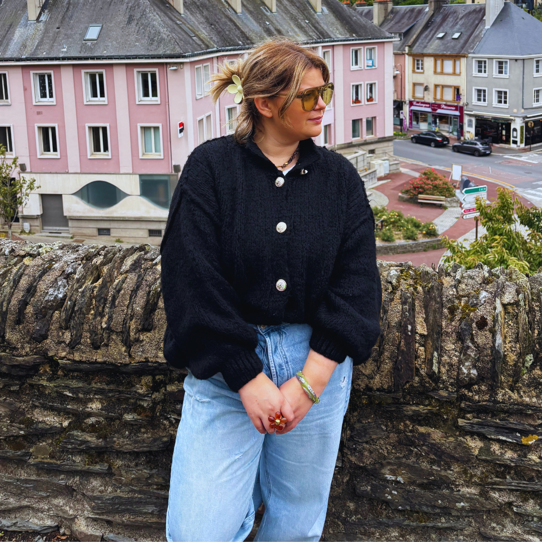 Gilet HORTENSE - Noir