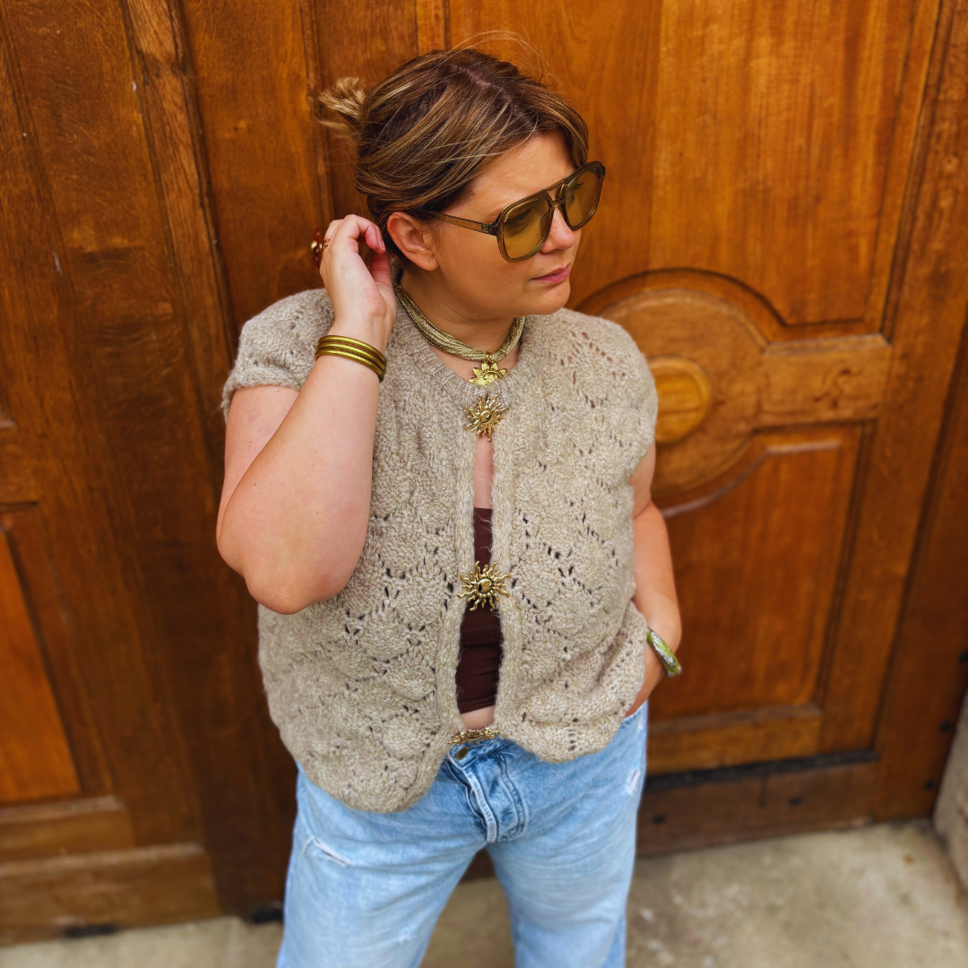 Gilet SUN - Taupe