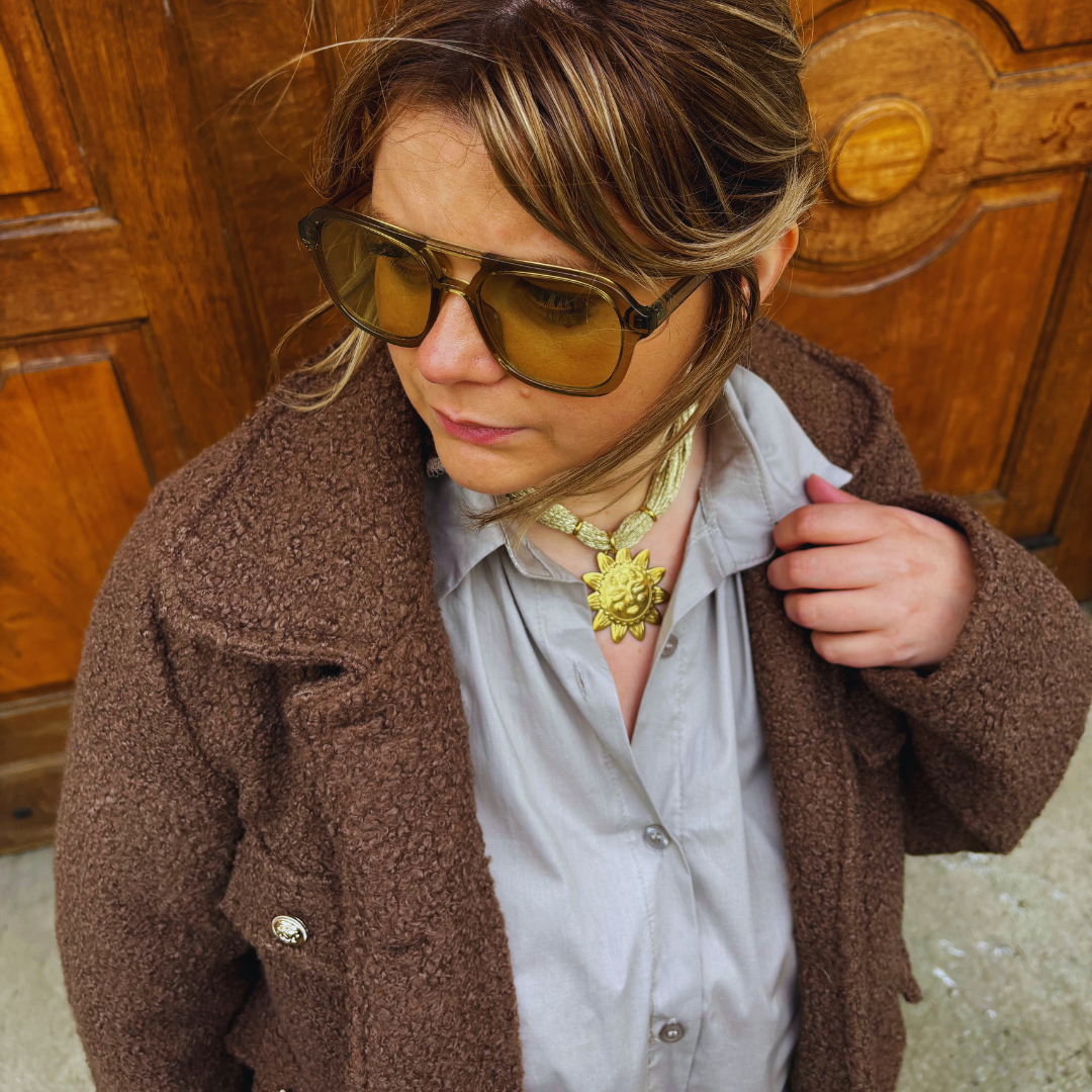 Veste ANDREA - Brun foncé