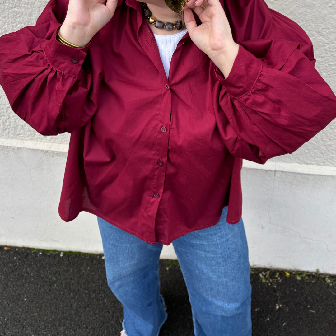 Chemise LOU - Bordeaux