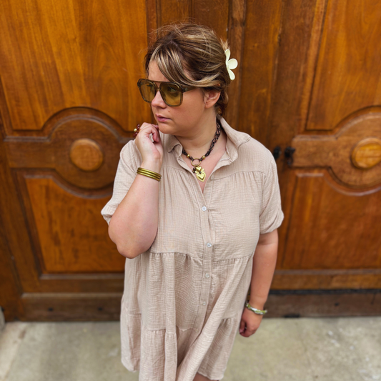 Robe EUGENIE - Beige