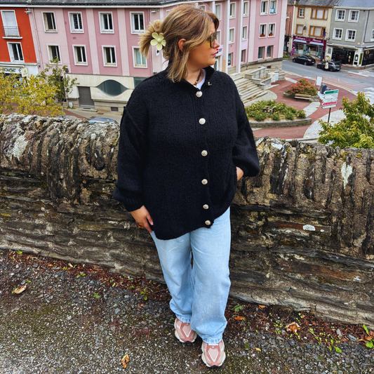 Gilet HORTENSE - Noir
