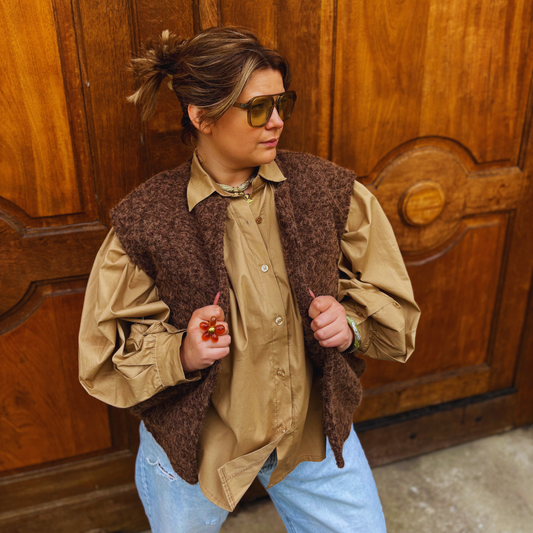Veste LEONIE - Chocolat