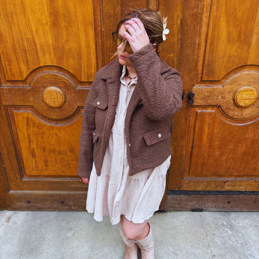 Veste ANDREA - Brun foncé