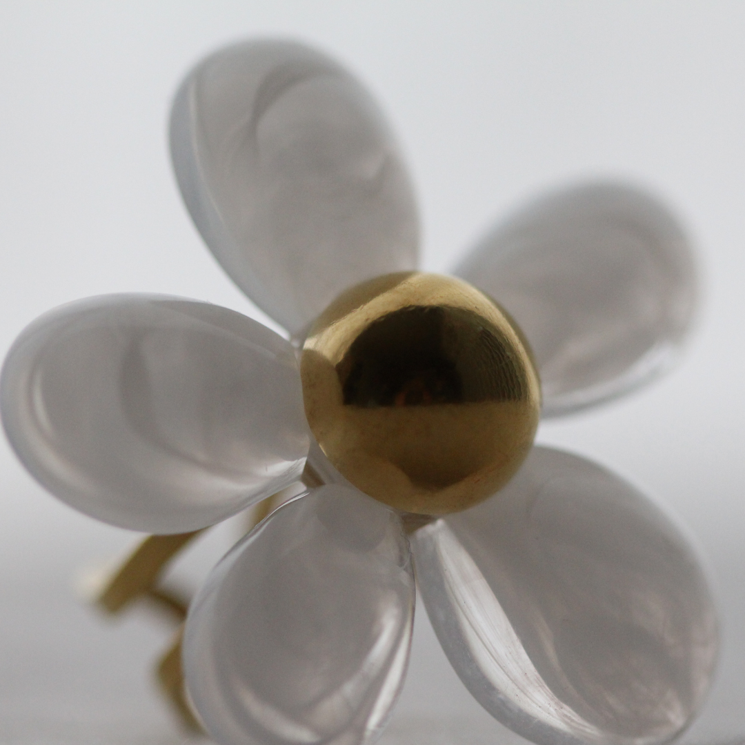 Bague CAMELIA - Blanche