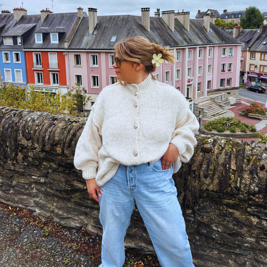 Gilet HORTENSE - Ecru
