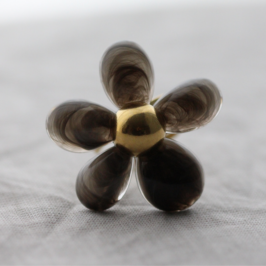 Bague CAMELIA Noire