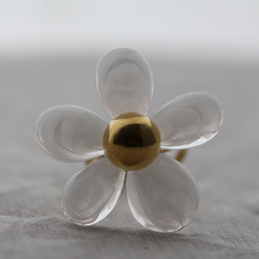 Bague CAMELIA - Blanche