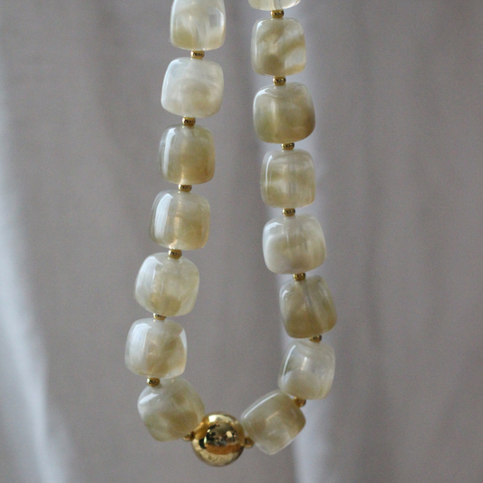 Collier PIERRE beige