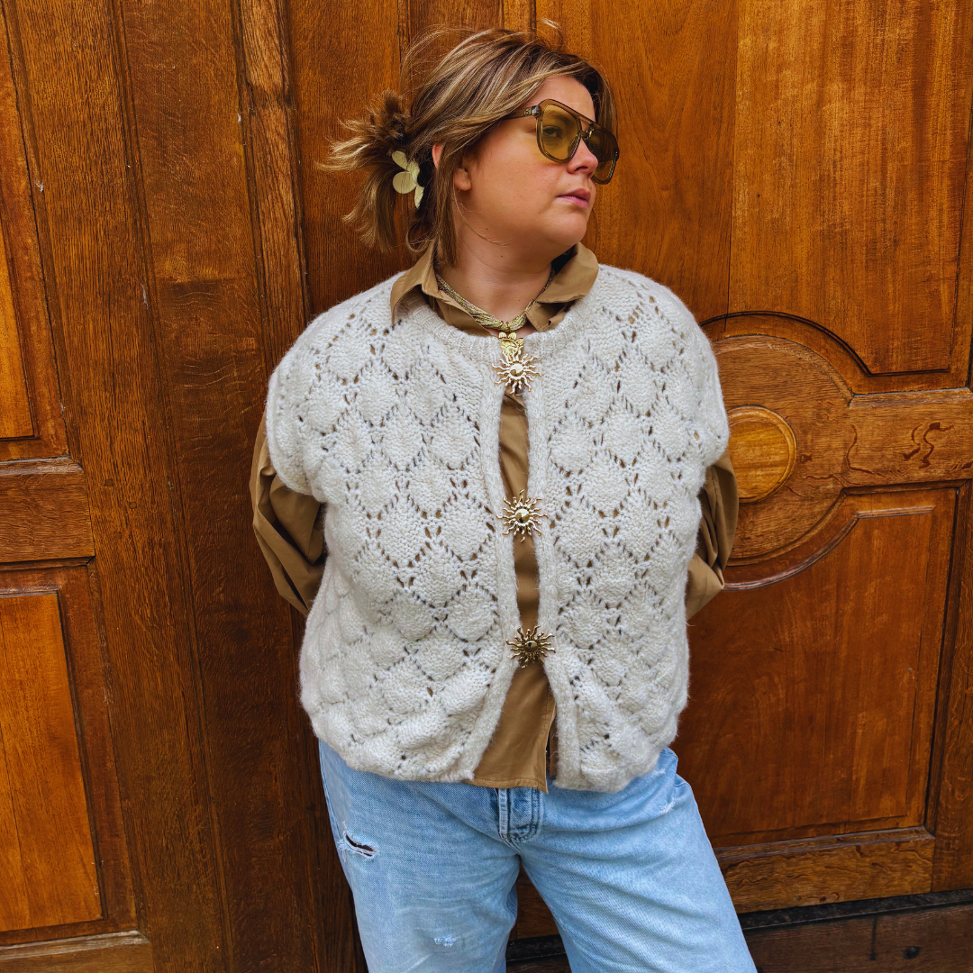 Gilet SUN - Ecru