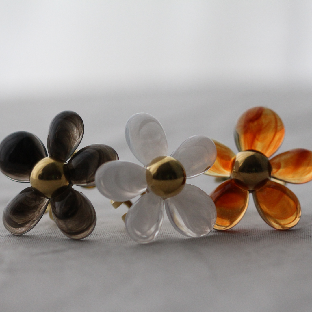Bague CAMELIA - Blanche