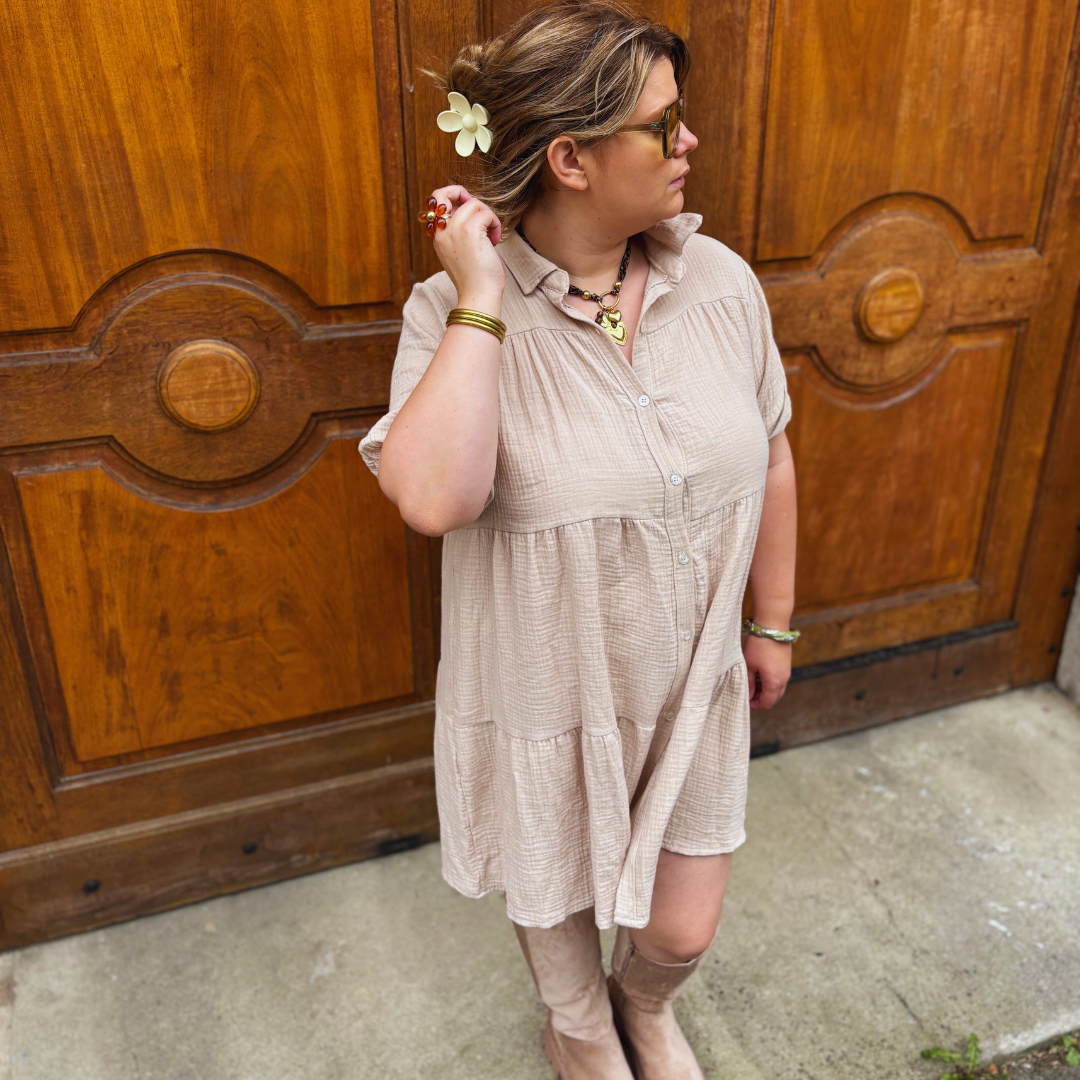 Robe EUGENIE - Beige