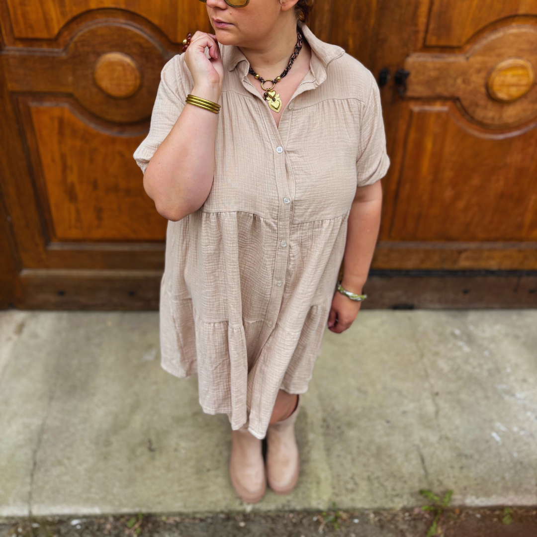 Robe EUGENIE - Beige